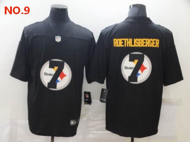 Men's Pittsburgh Steelers #7 Ben Roethlisberger Jersey NO.9;